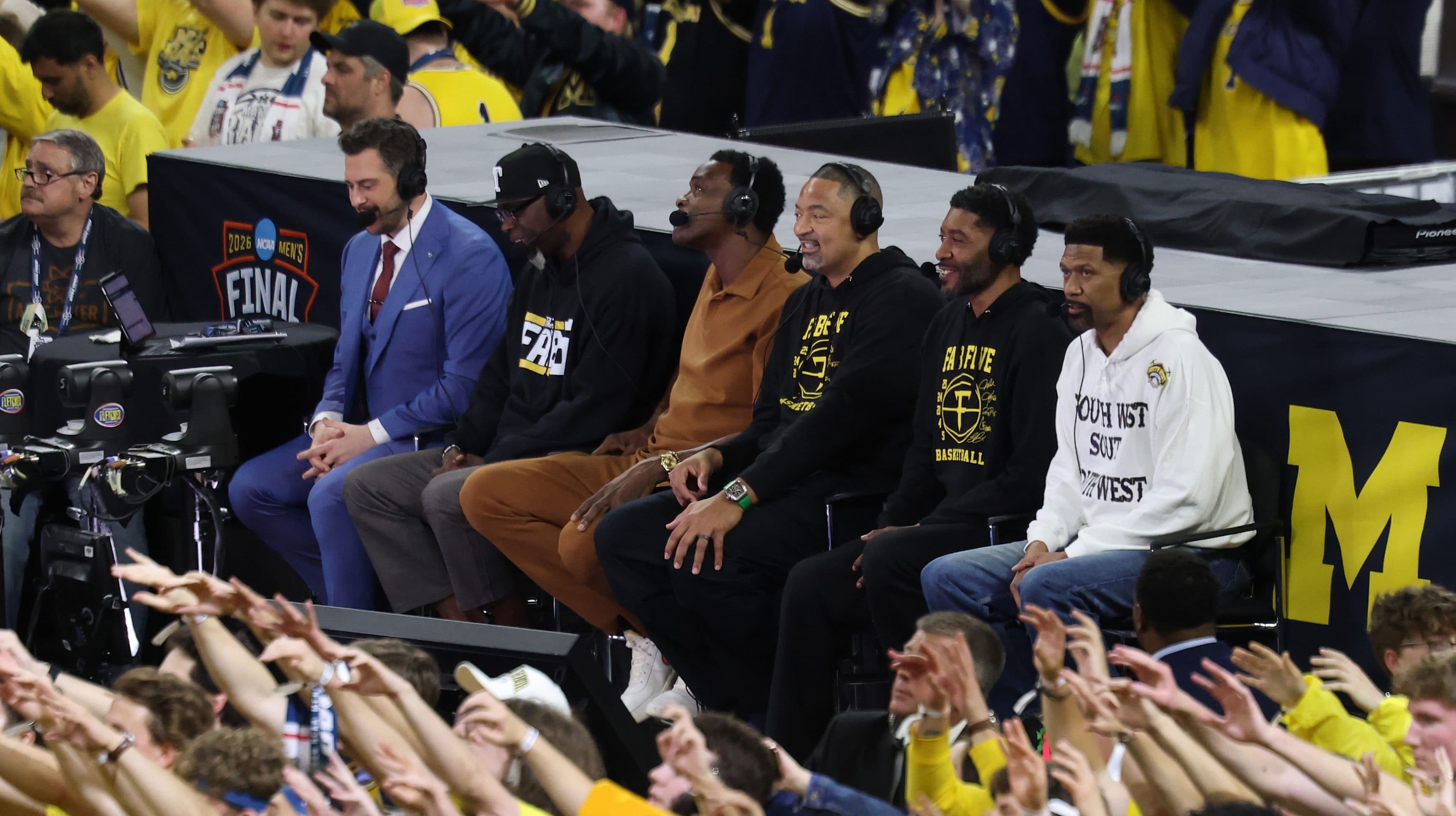 At Final Four, Michigan Fab Five celebrates ‘a great night,’ for the Wolverines, friendship