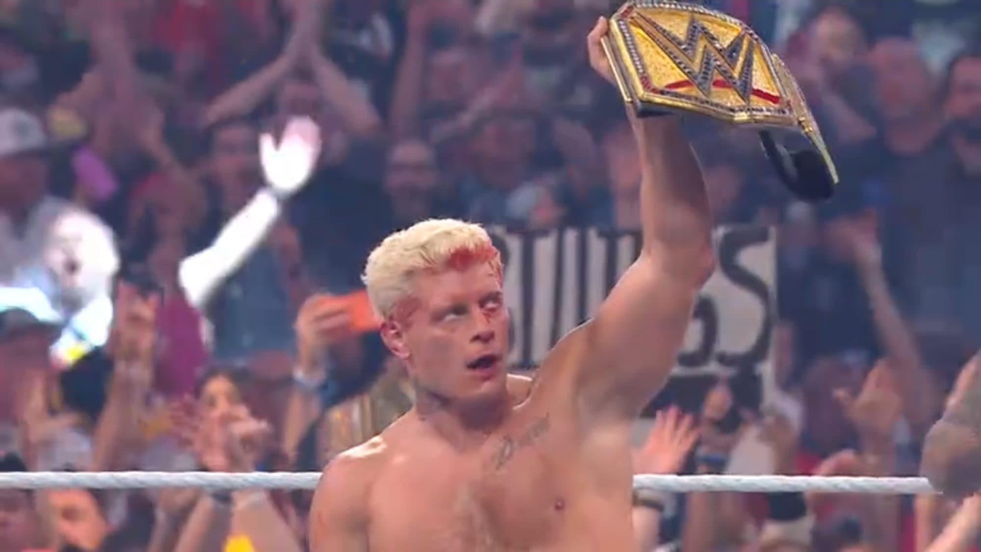 Cody Rhodes Retains at WrestleMania with Help From Jelly Roll
