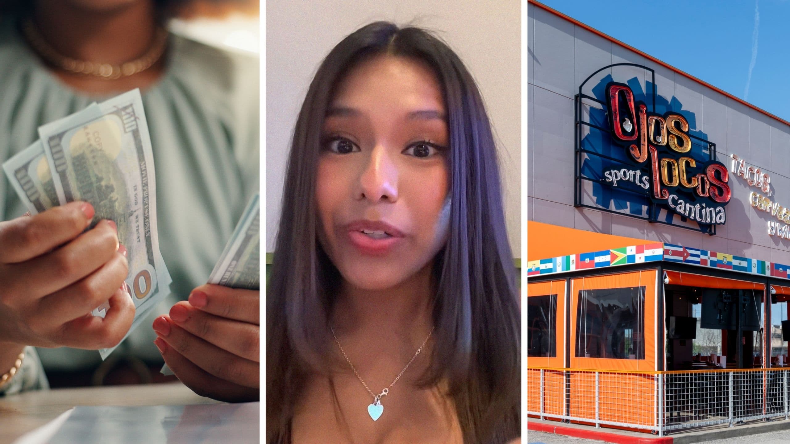 Ojo’s Loco Server Counts Her Tips After A Shift—She Makes $52 An Hour
