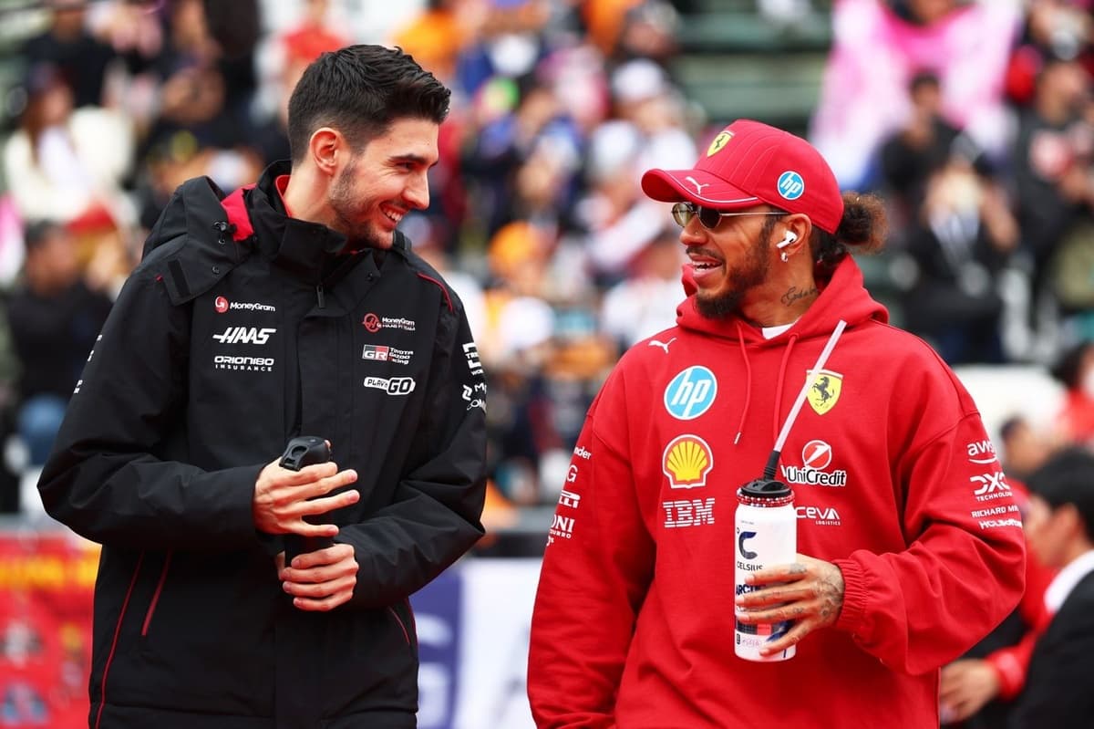 F1 fans lose it as Esteban Ocon's "cheeky" Lewis Hamilton reality TV joke goes viral