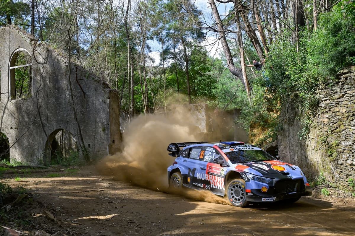 WRC Portugal: Hyundai on top as overnight leader Oliver Solberg loses time