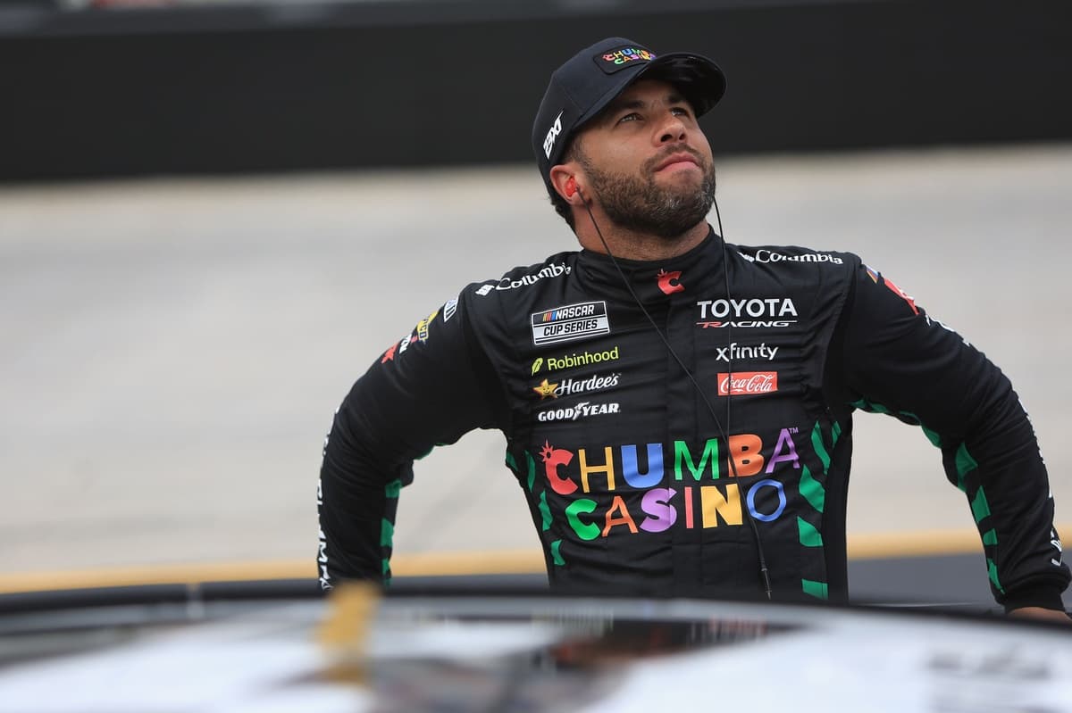 Bubba Wallace crashes in Cup practice, Austin Dillon loses engine