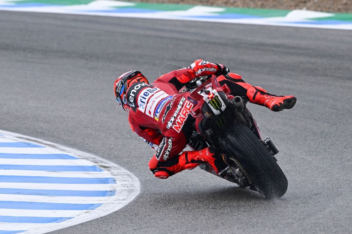 MotoGP Spanish GP: Marquez beats Zarco to pole at wet Jerez