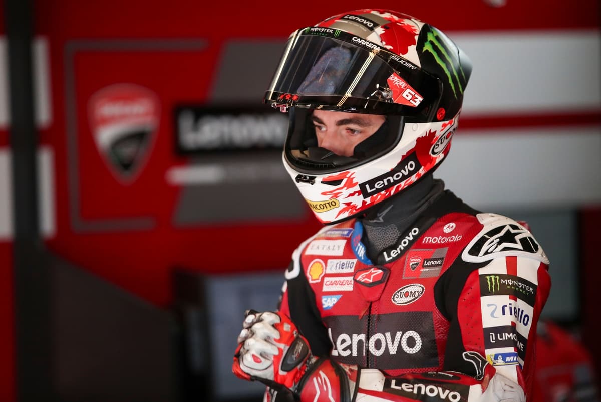 Francesco Bagnaia fears wrist injury after Johann Zarco crash: “Something’s not quite right”