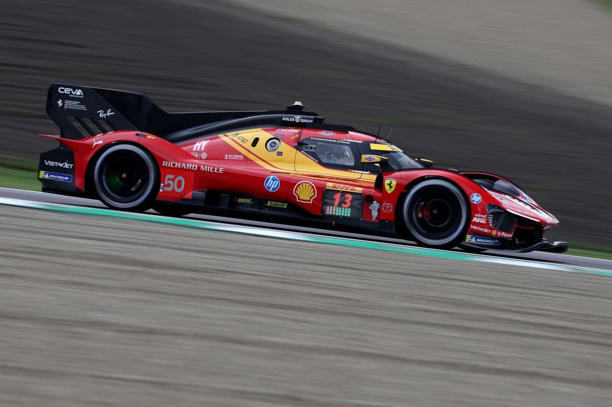 WEC Imola Prologue: Ferrari finishes 1-2-3 as Aston Martin suffers big shunt