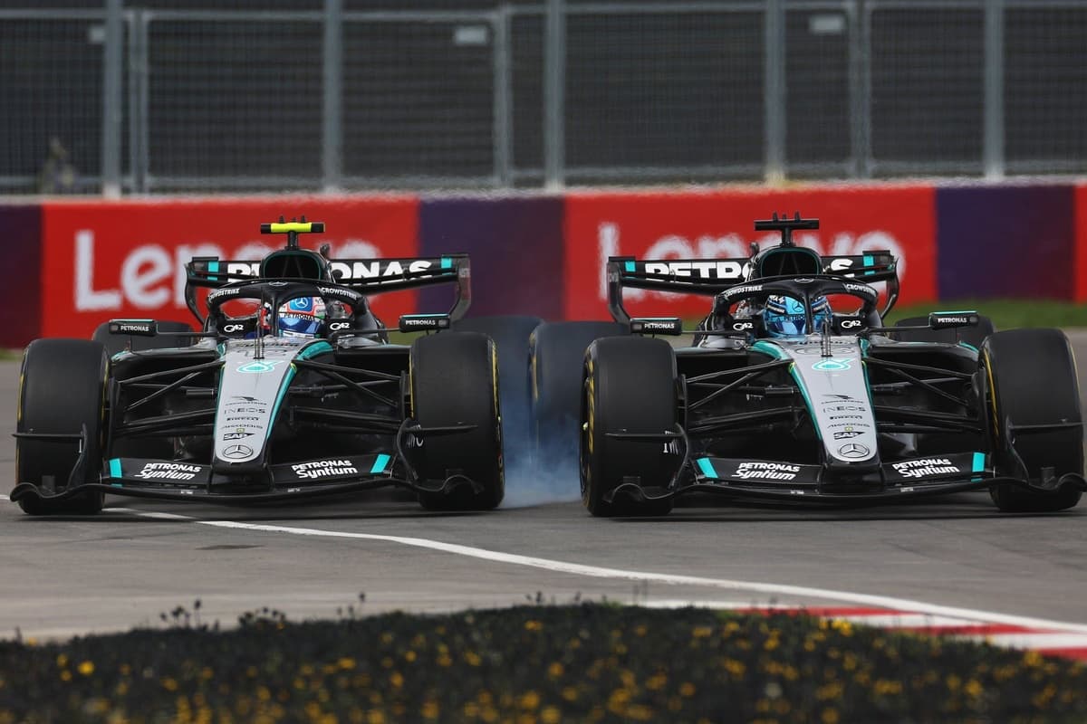Annoyed Kimi Antonelli demands "clarity" over robust George Russell defence in Canada F1 sprint