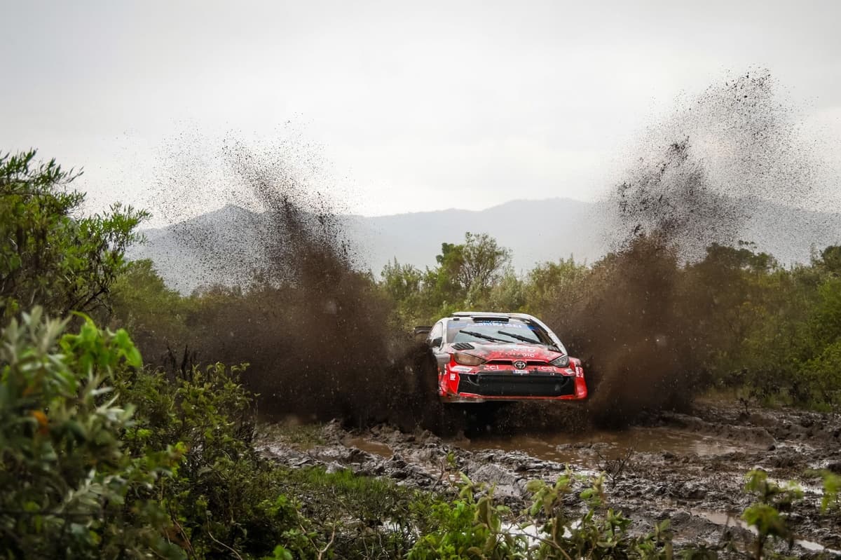 WRC Safari Rally Kenya: Solberg hangs on to lead from charging Ogier