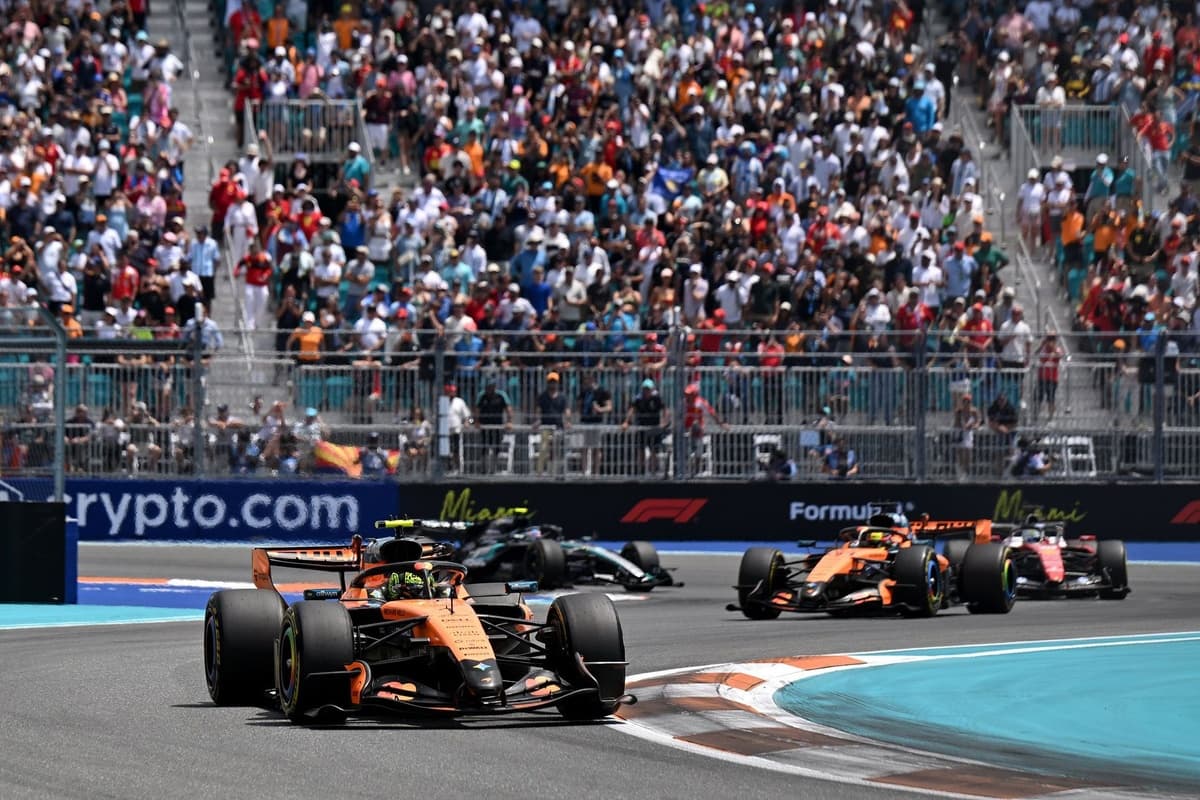 F1 Miami GP: Norris leads dominant McLaren 1-2 in sprint race