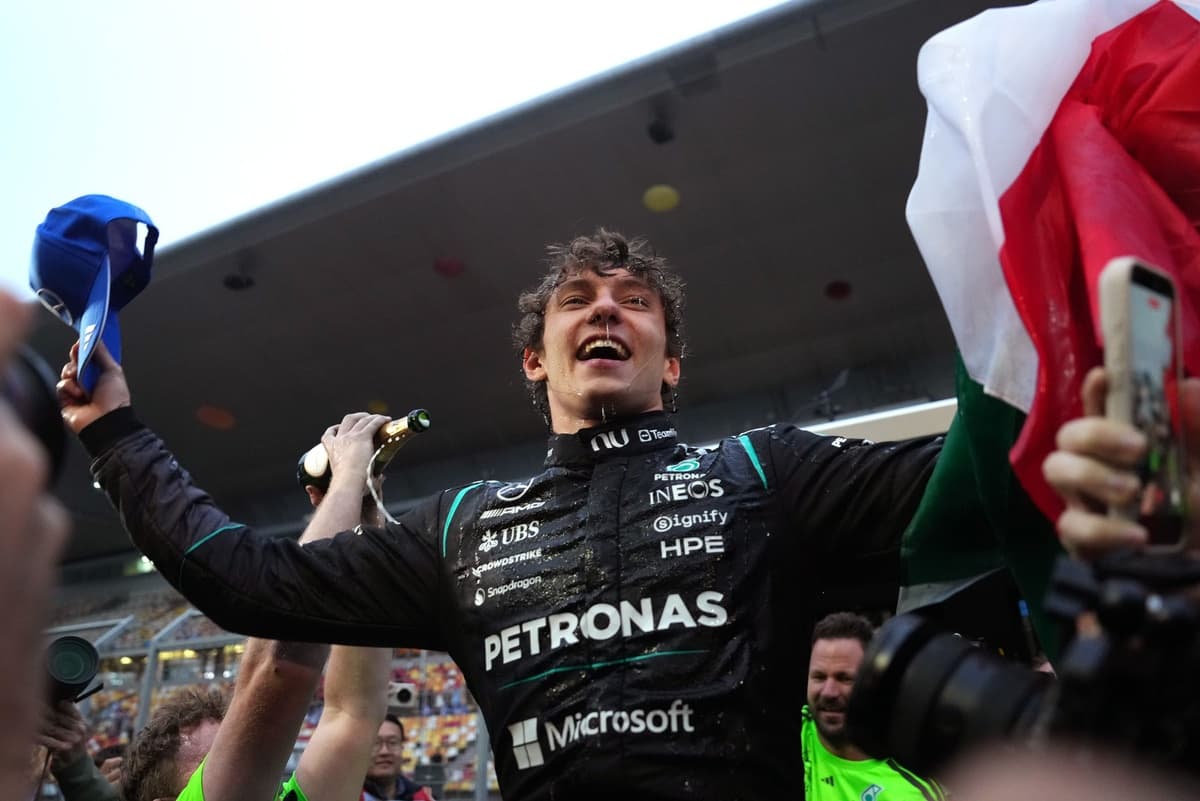 Formula 1 paddock reacts as Kimi Antonelli claims first grand prix victory in China