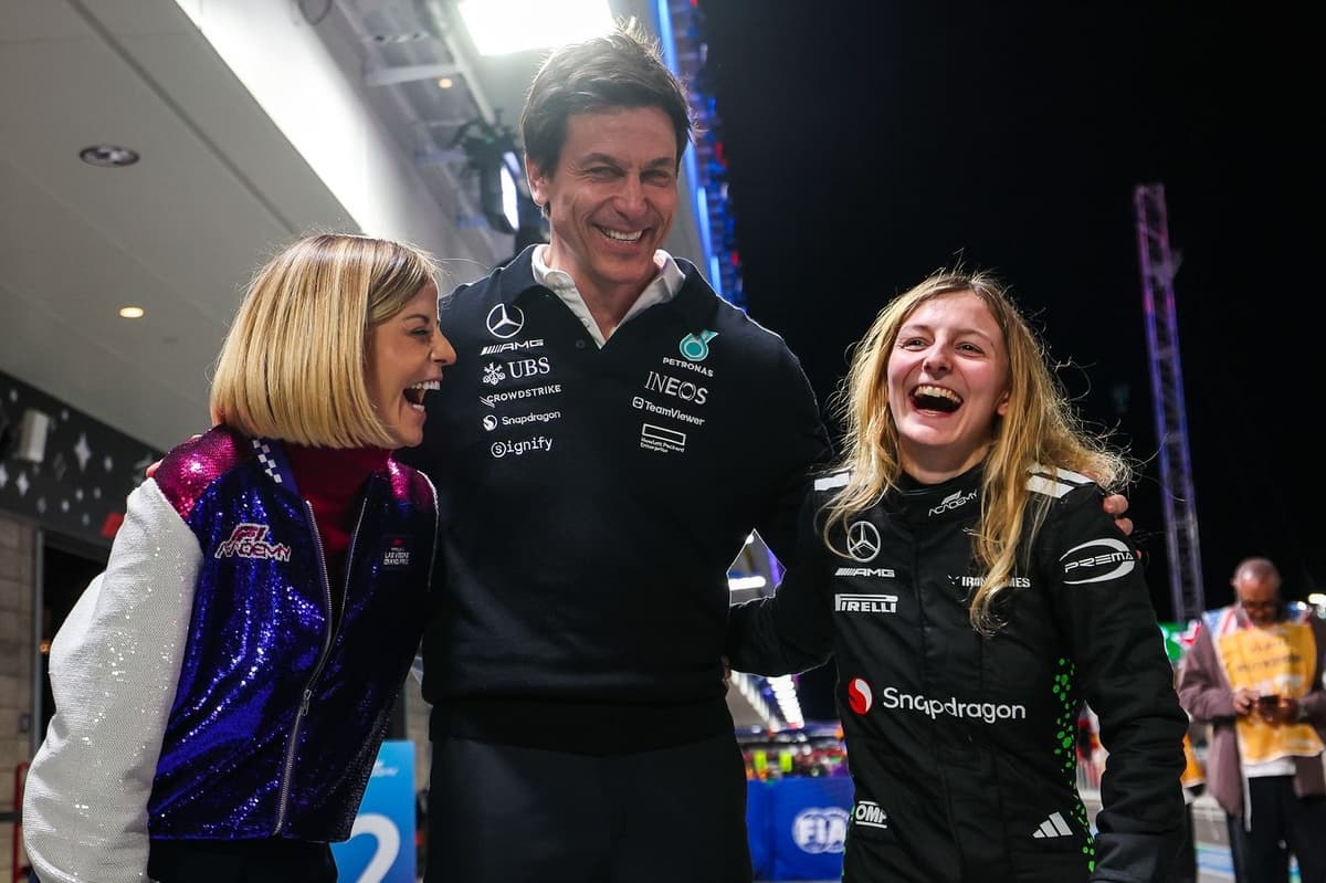 Susie Wolff sends heartfelt message to Doriane Pin for Mercedes F1 test