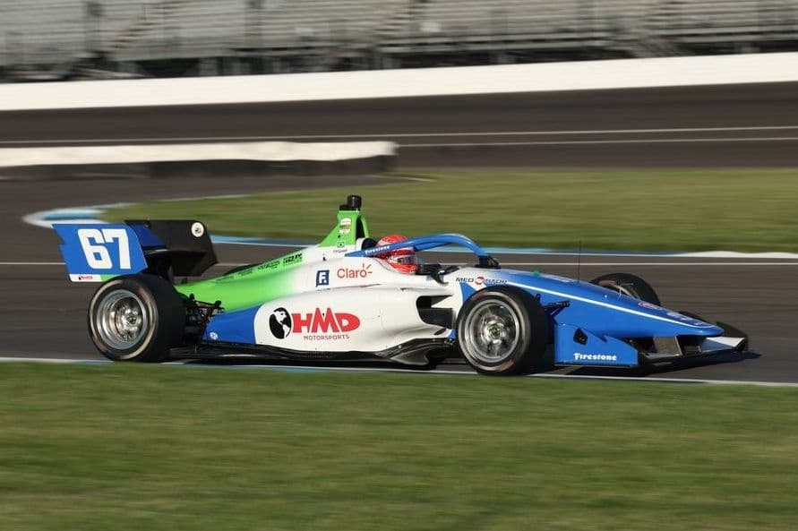 Enzo Fittipaldi snags first Indy NXT win in Race 1 of Indianapolis doubleheader