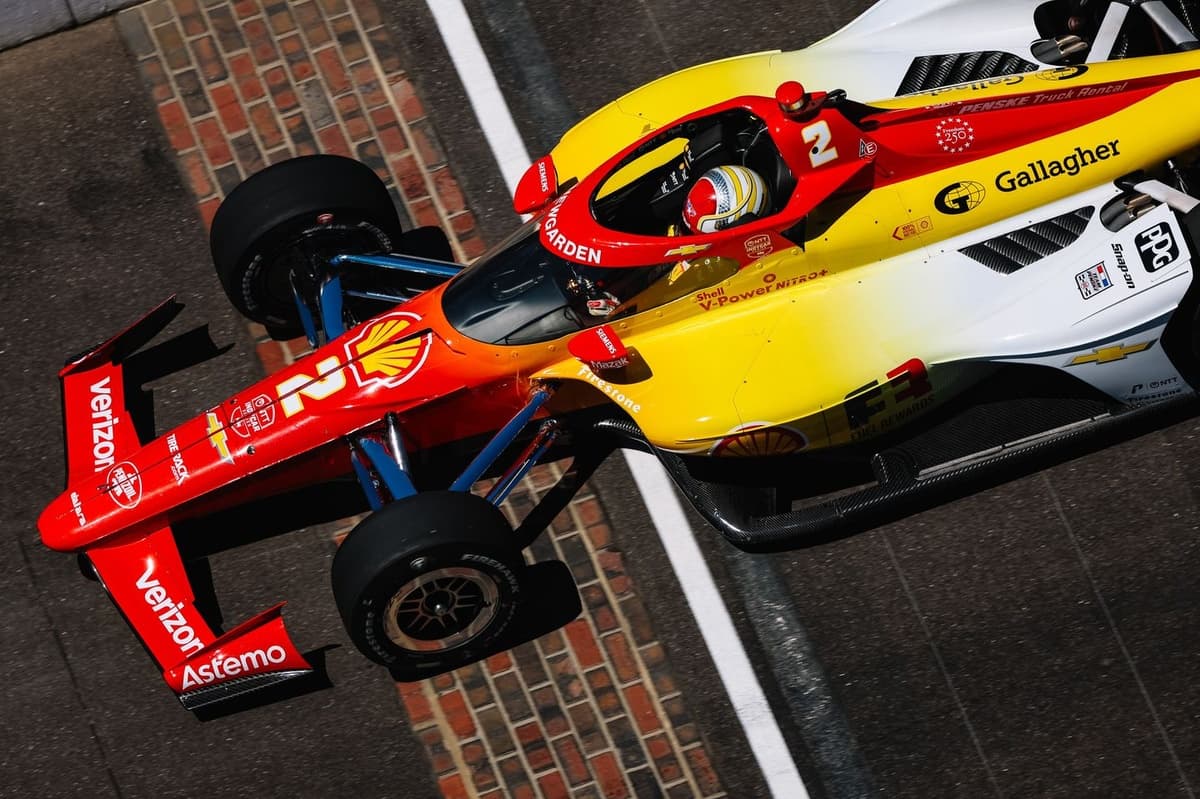 Josef Newgarden leads abbreviated Indy 500 practice marred by storms, major wreck
