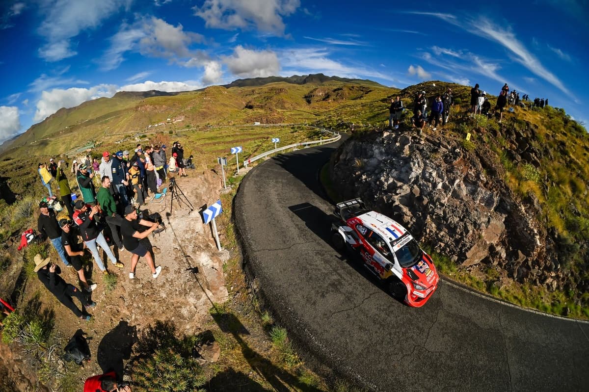 WRC Canary Islands: Ogier claims first win of 2026 after Solberg crashes out