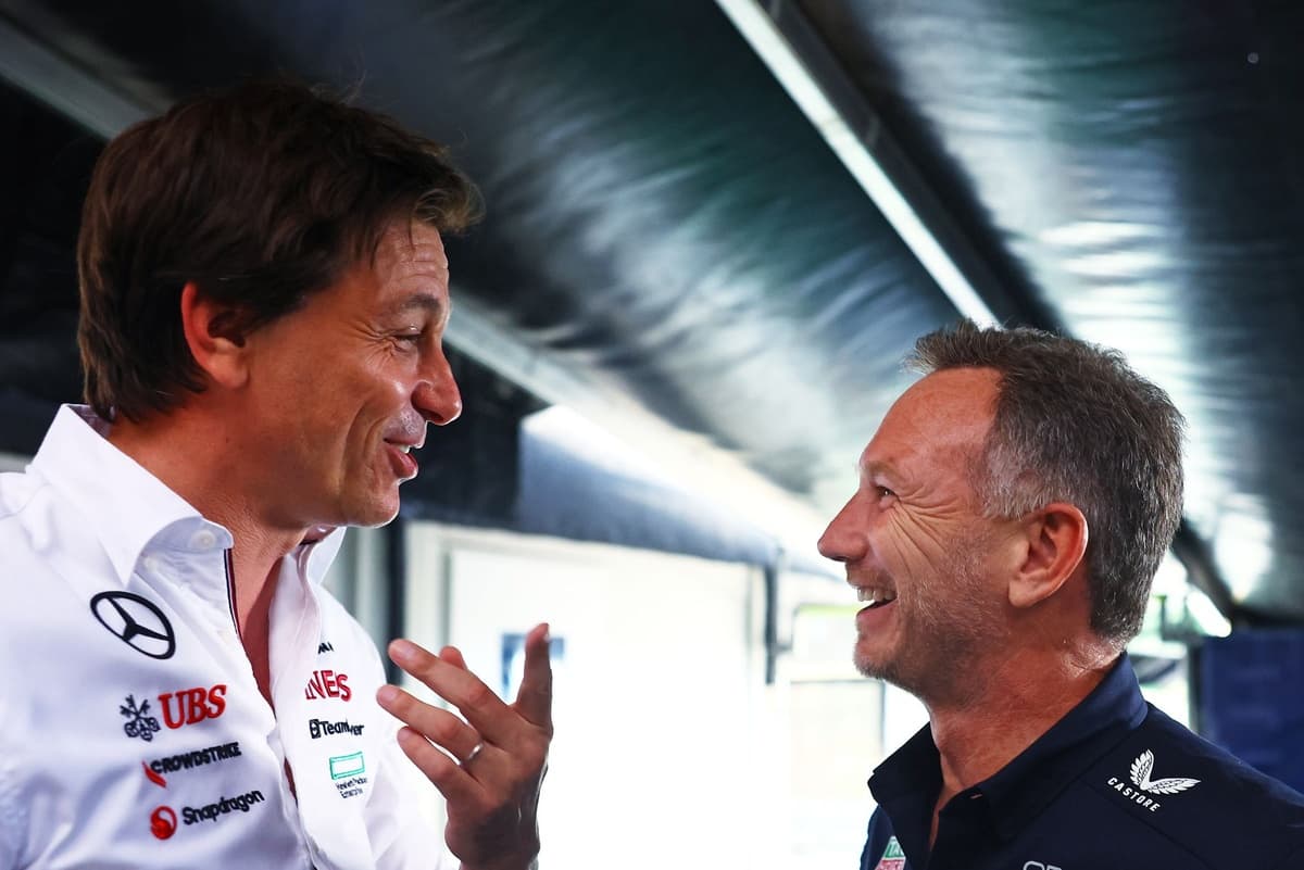 Wolff on Horner F1 return: "He's broken a lot of glass"