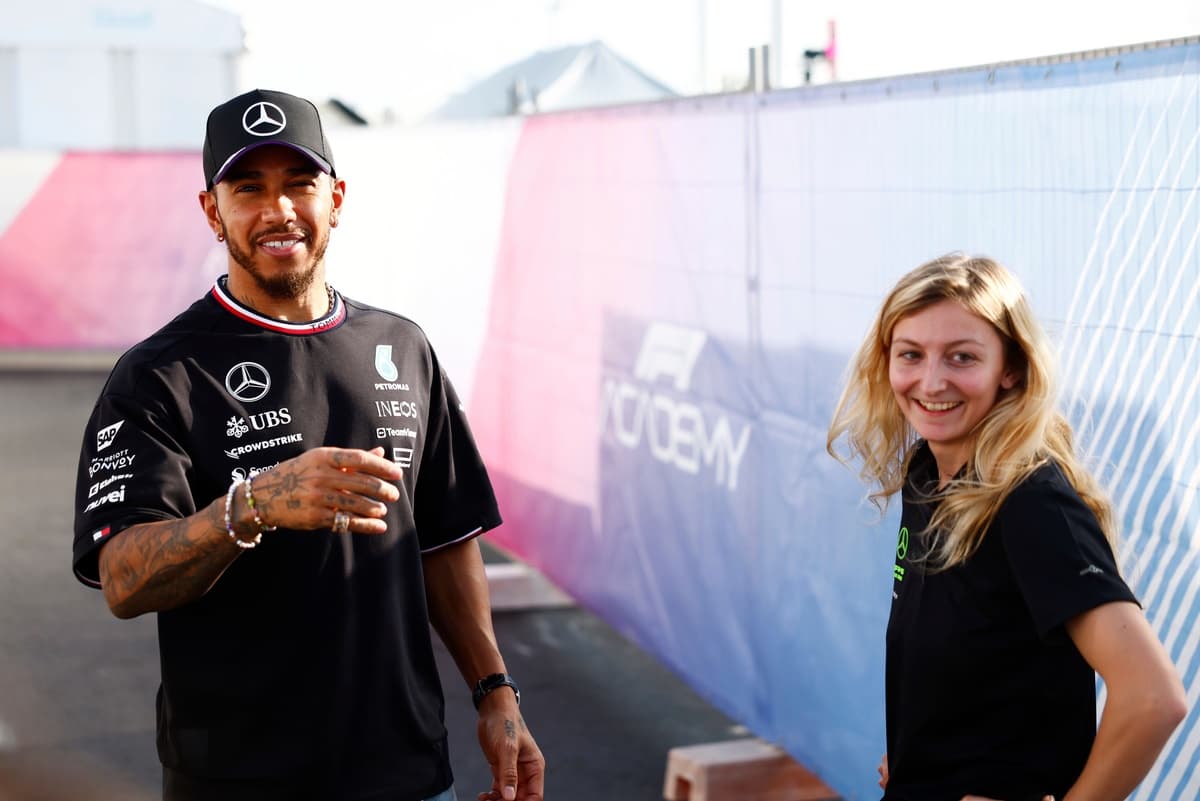 Doriane Pin opens up on Lewis Hamilton’s influence and advice during her rise with Mercedes