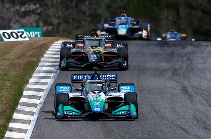 Graham Rahal ends 41-race podium drought with third-place Barber finish