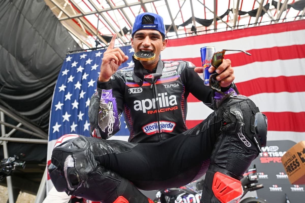 MotoGP United States GP: Jorge Martin ends victory drought in thrilling sprint