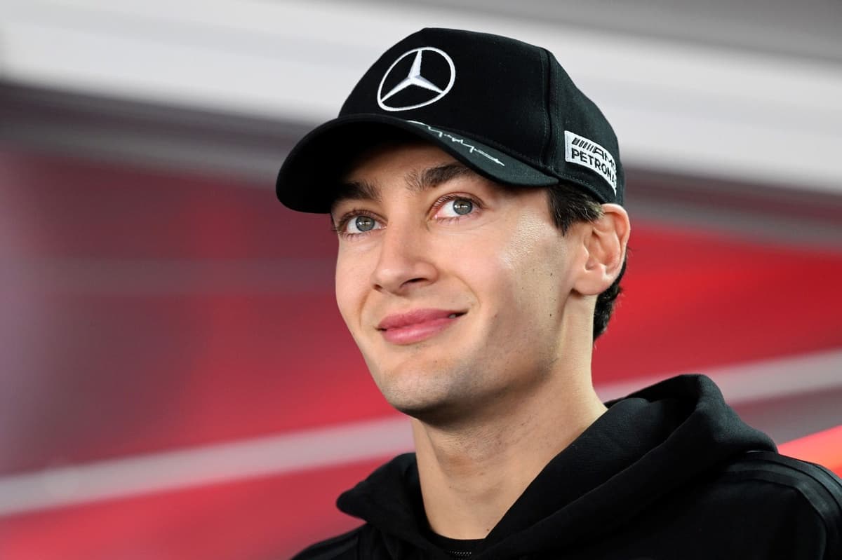 George Russell recreates iconic "Tokyo Drift" scene in Mercedes Japanese GP shoot