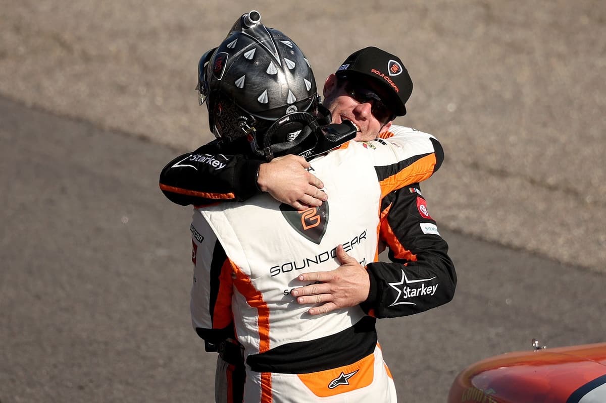 Peers happy to see William Sawalich get first NASCAR O'Reilly win