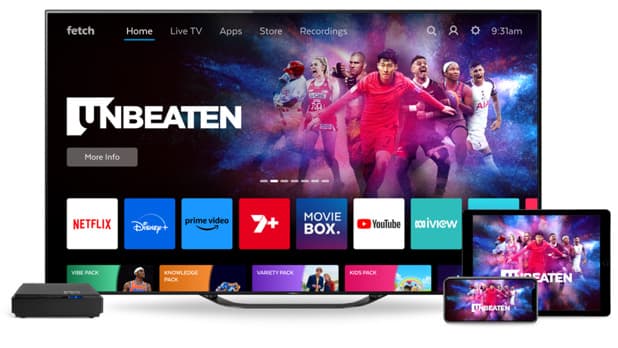 Fetch TV picks up sports channel Unbeaten down under