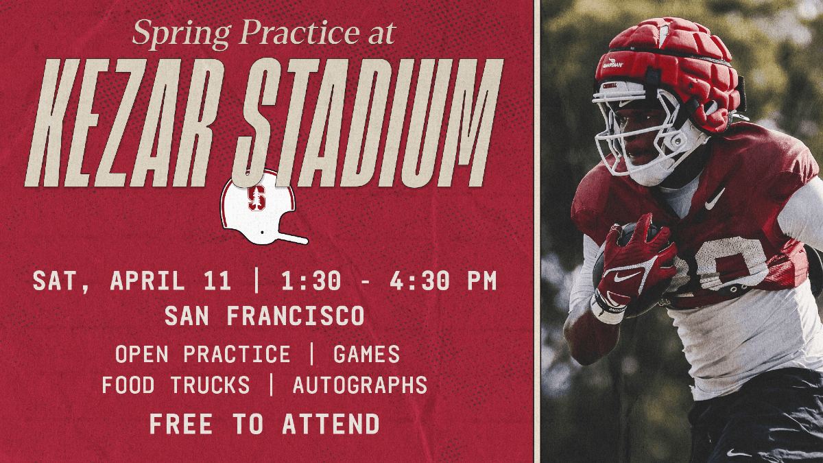 4/11/26: Stanford Football: Free Spring Practice at Kezar Stadium (2026) - FREE