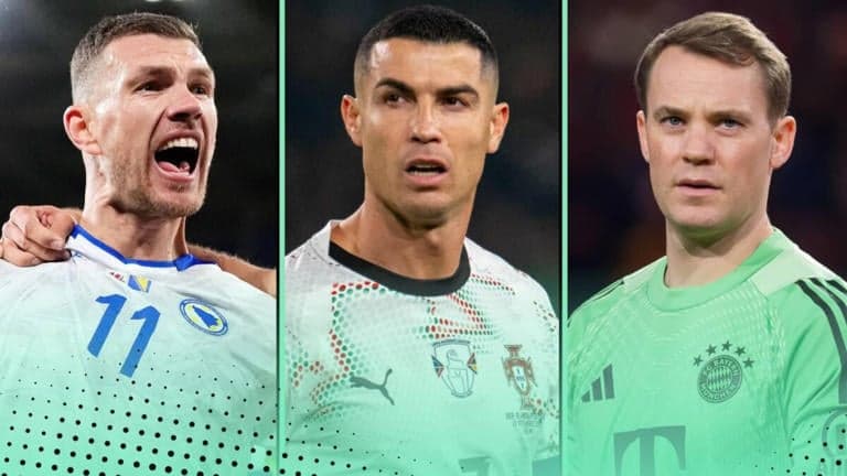 FULL LIST: Top 11 football stars still competing at 40