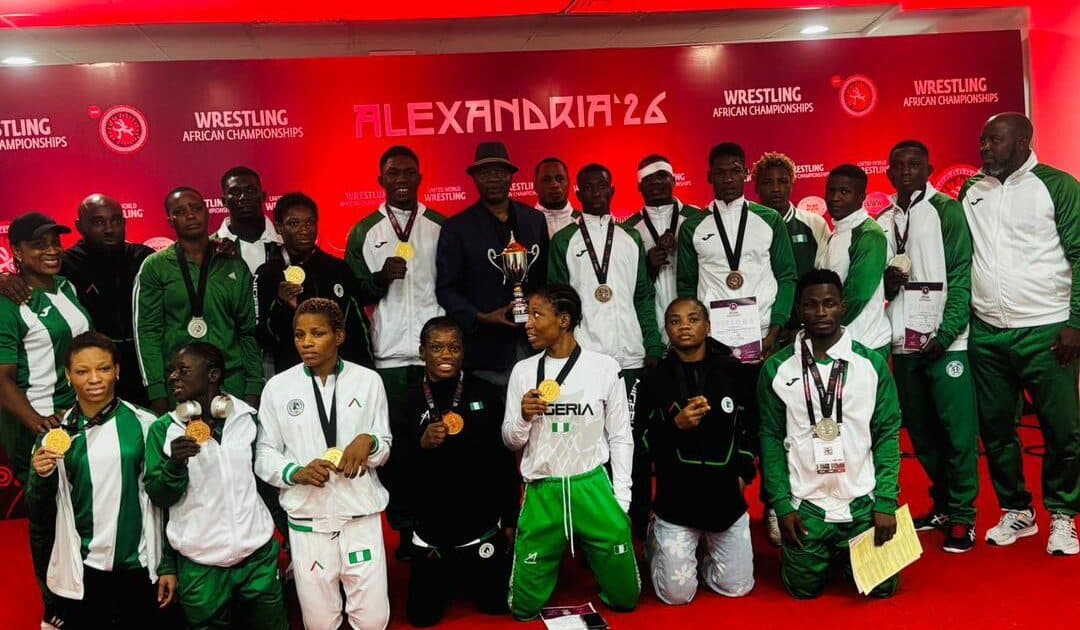 Tinubu hails team Nigeria on record 15th African wrestling title