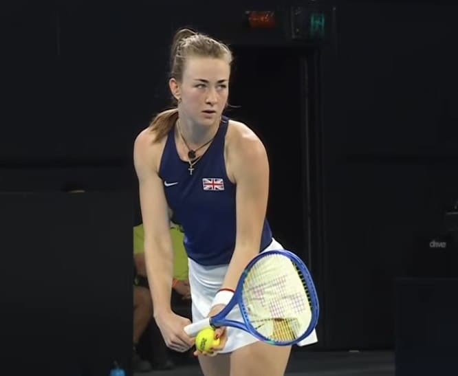 (VIDEO) Teen British Star Mika Stojsavljevic Stuns Australia's No. 1 Talia Gibson in Billie Jean King Cup