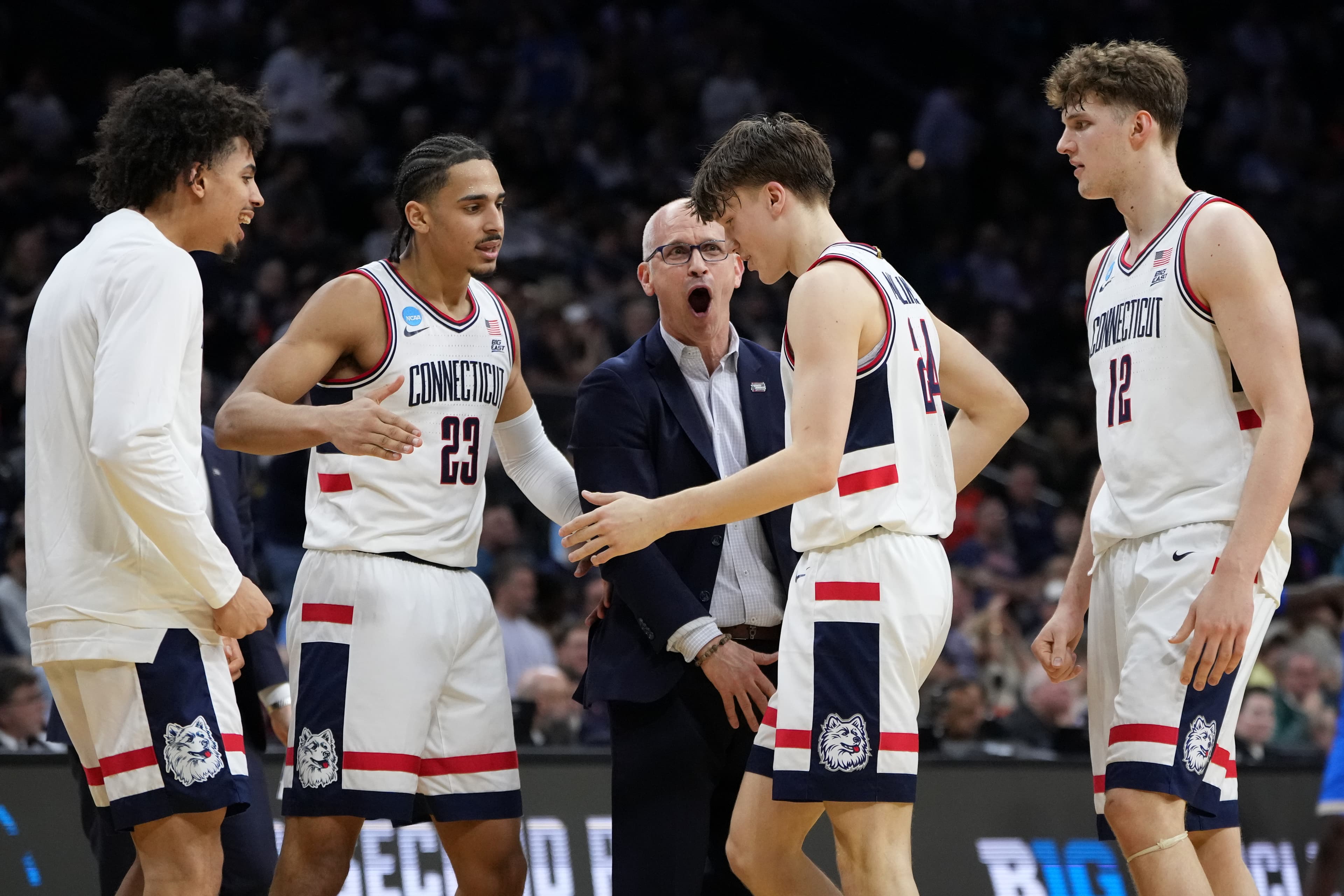 Blue-blood battles galore: After UConn survived MSU's furious rally, a Duke showdown awaits with a Final Four bid on the line