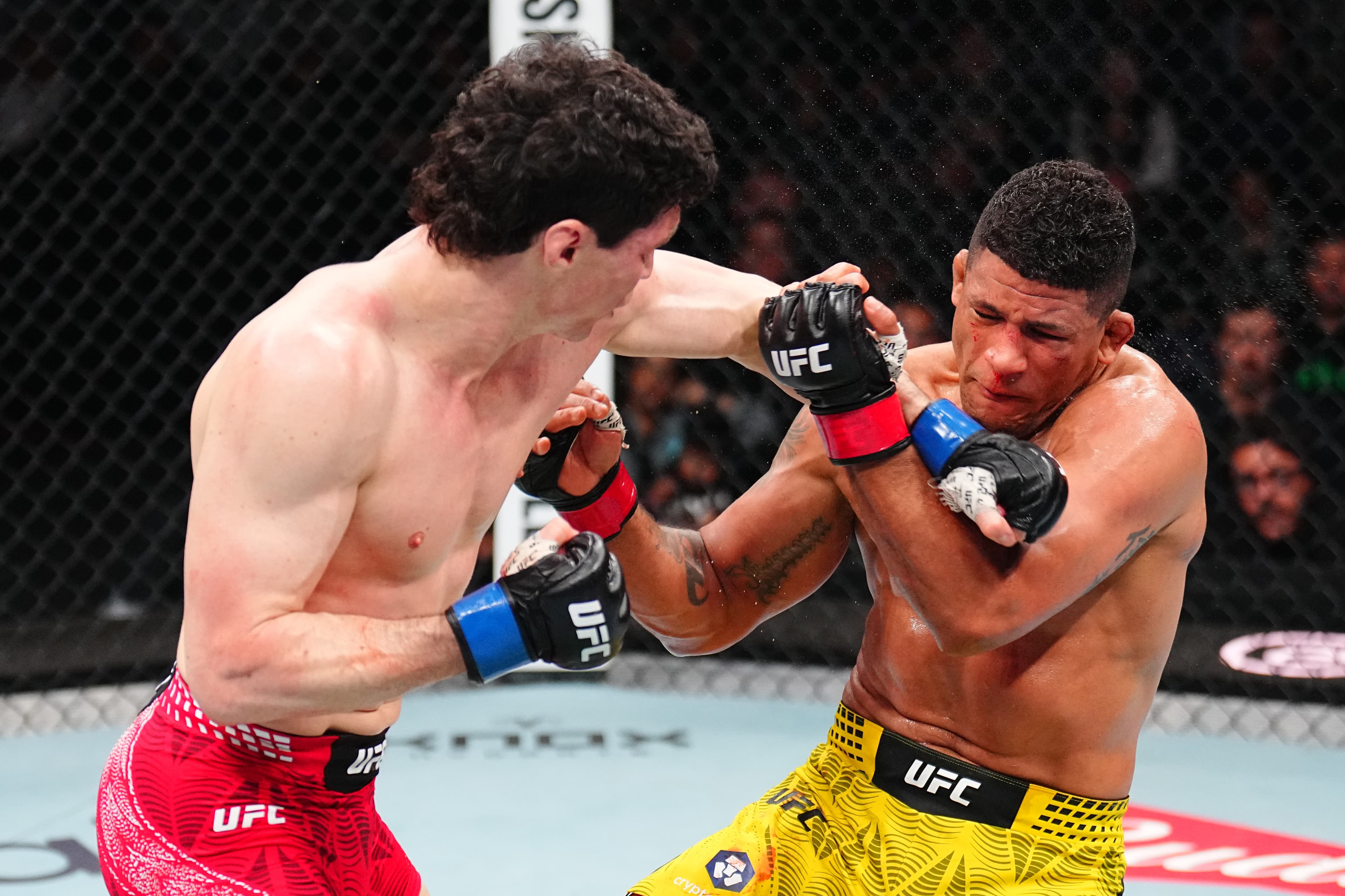 UFC Winnipeg results: Mike Malott retires Gilbert Burns with savage 3rd-round knockout