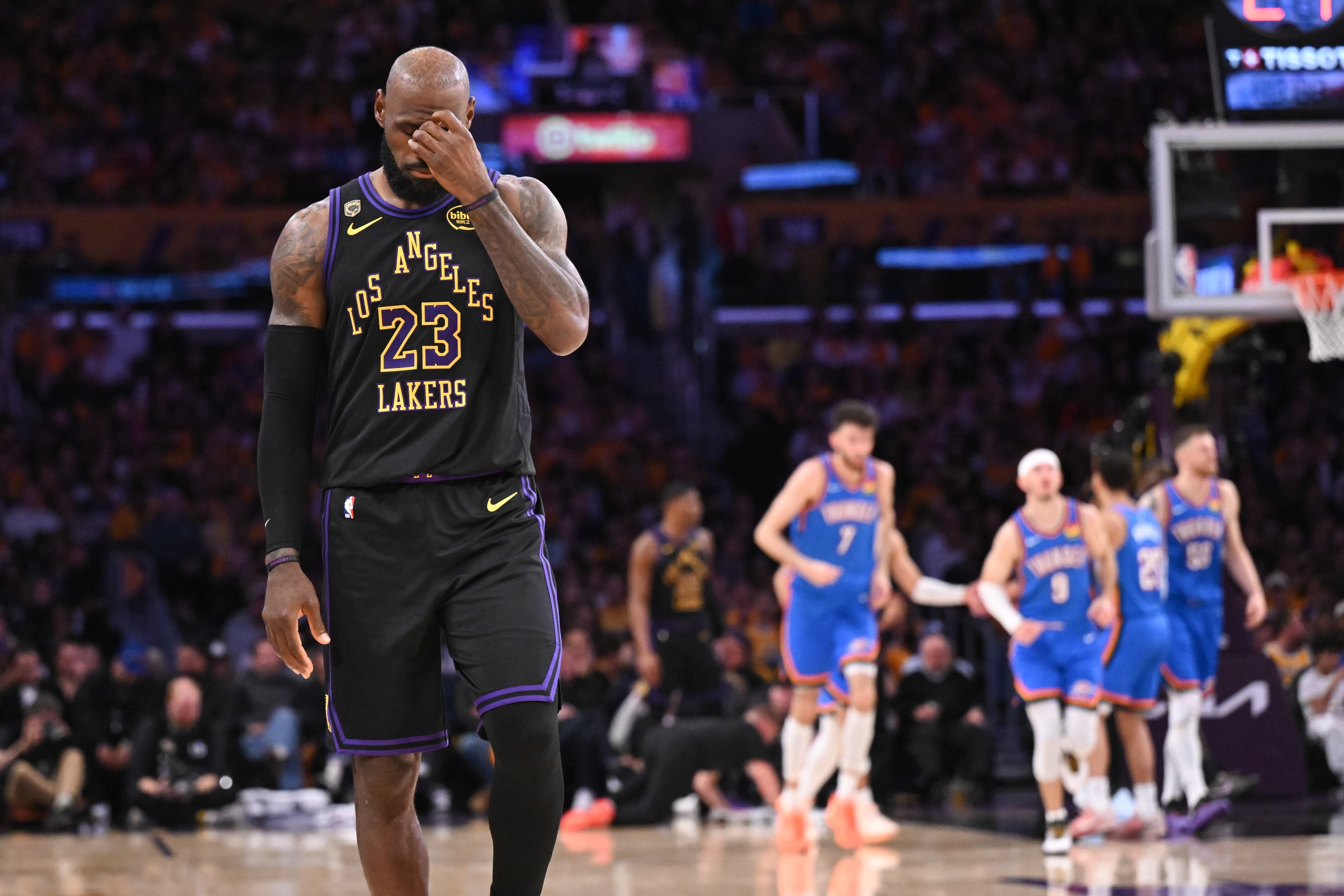 LeBron James still undecided about future after Lakers' postseason exit: 'I don't know'