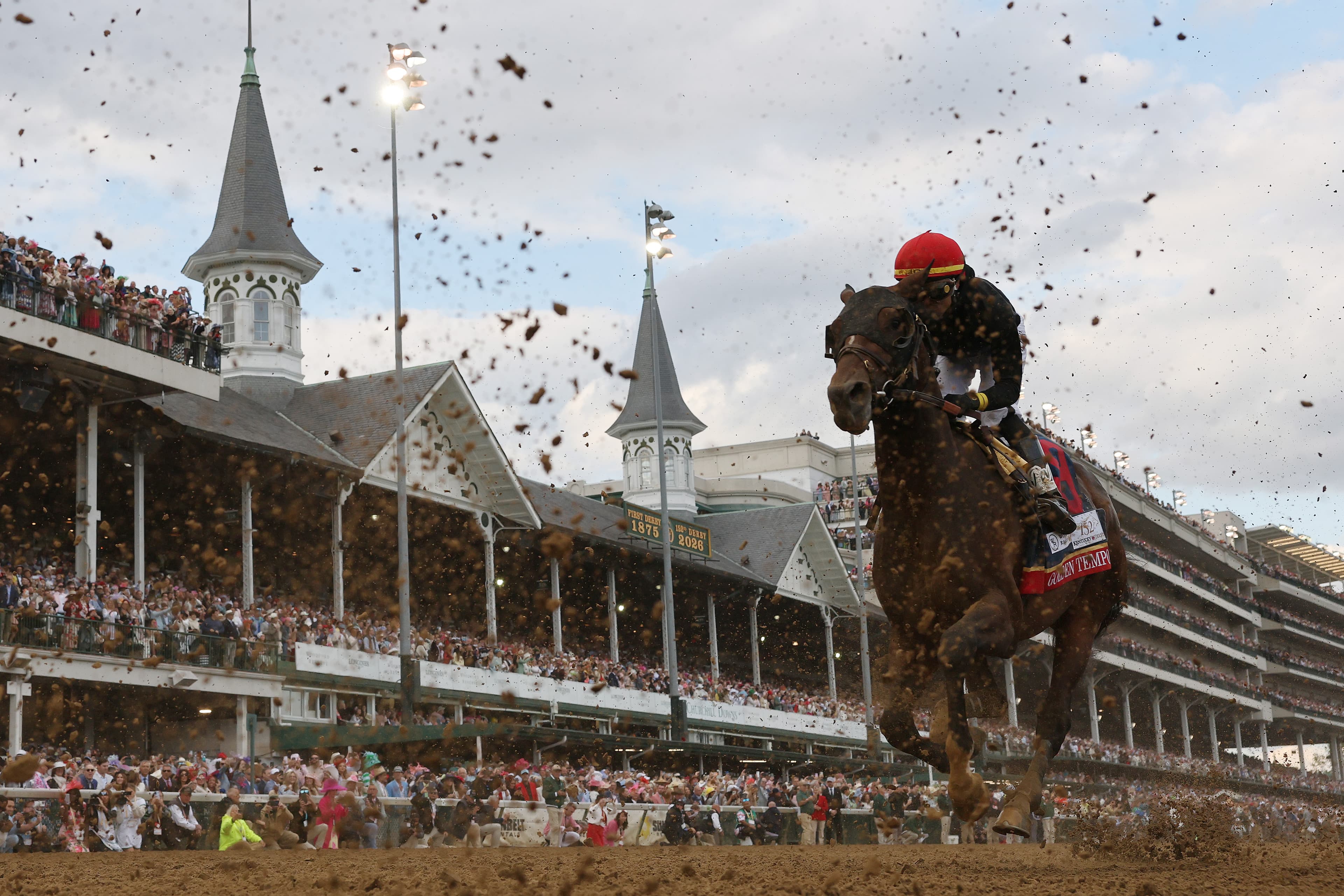Kentucky Derby winner Golden Tempo will not run in the Preakness Stakes