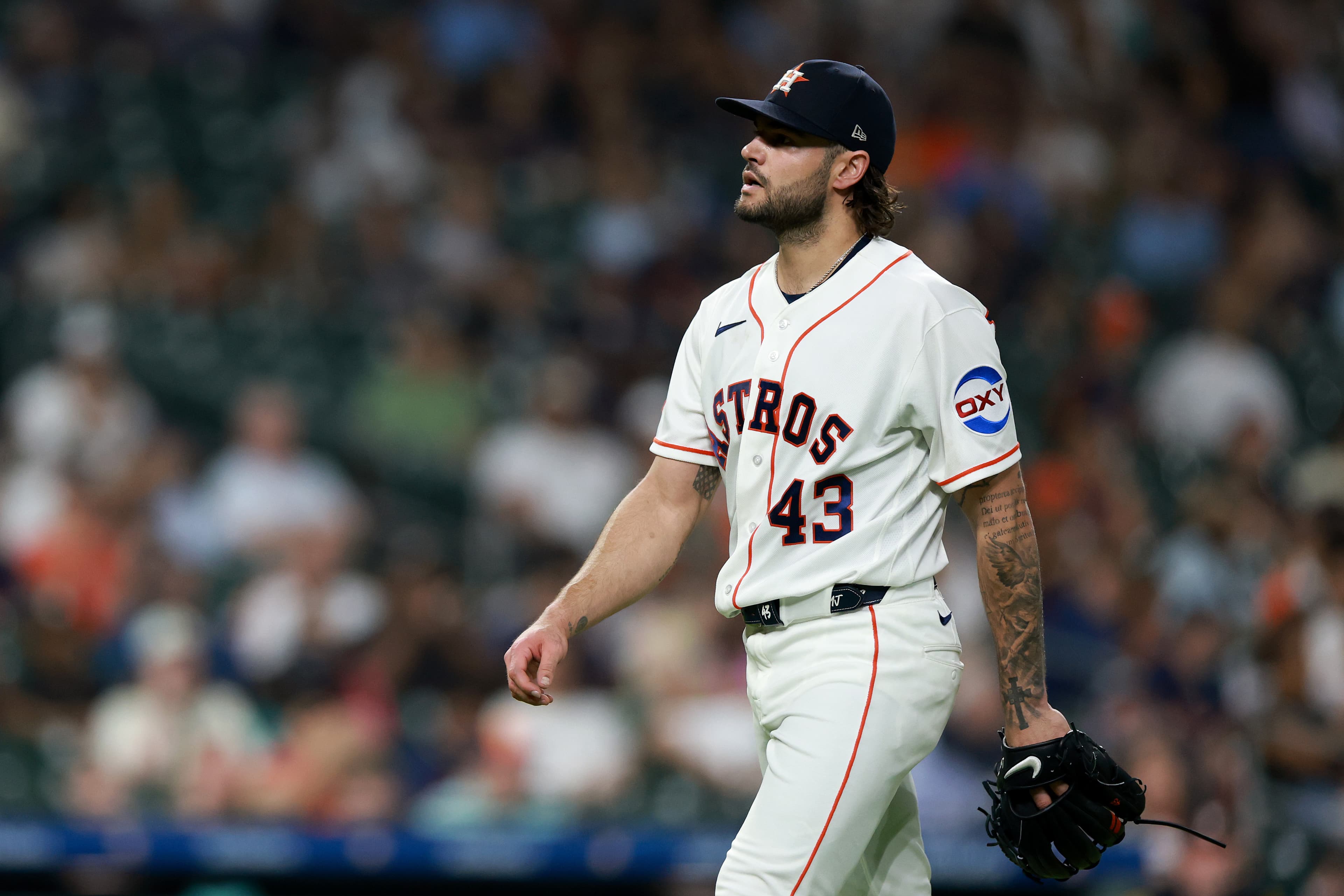 Astros scratch Lance McCullers Jr., place starting pitcher on 15-day IL due to right shoulder inflammation