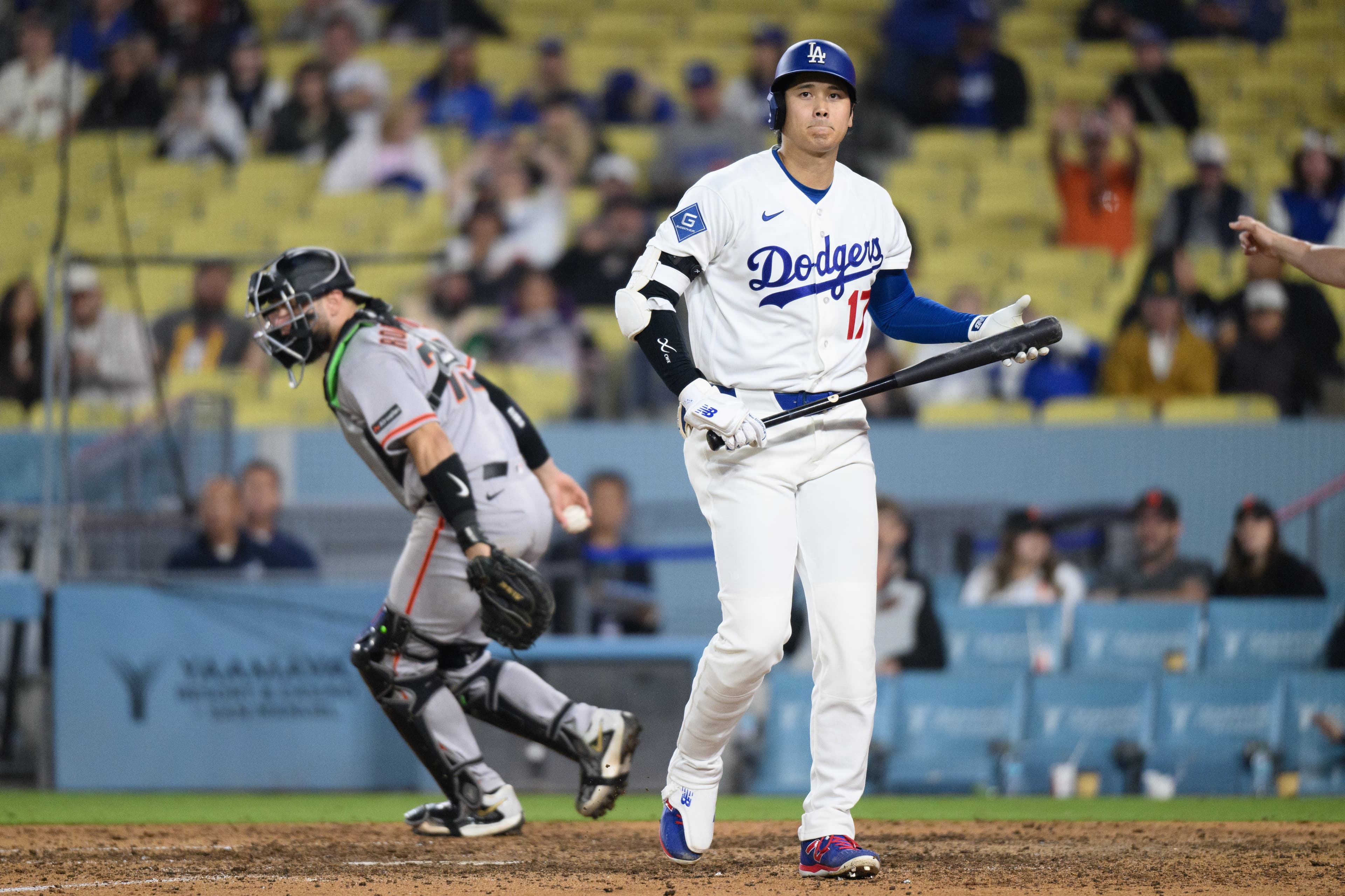 Dodgers giving slumping Shohei Ohtani a break from batter's box