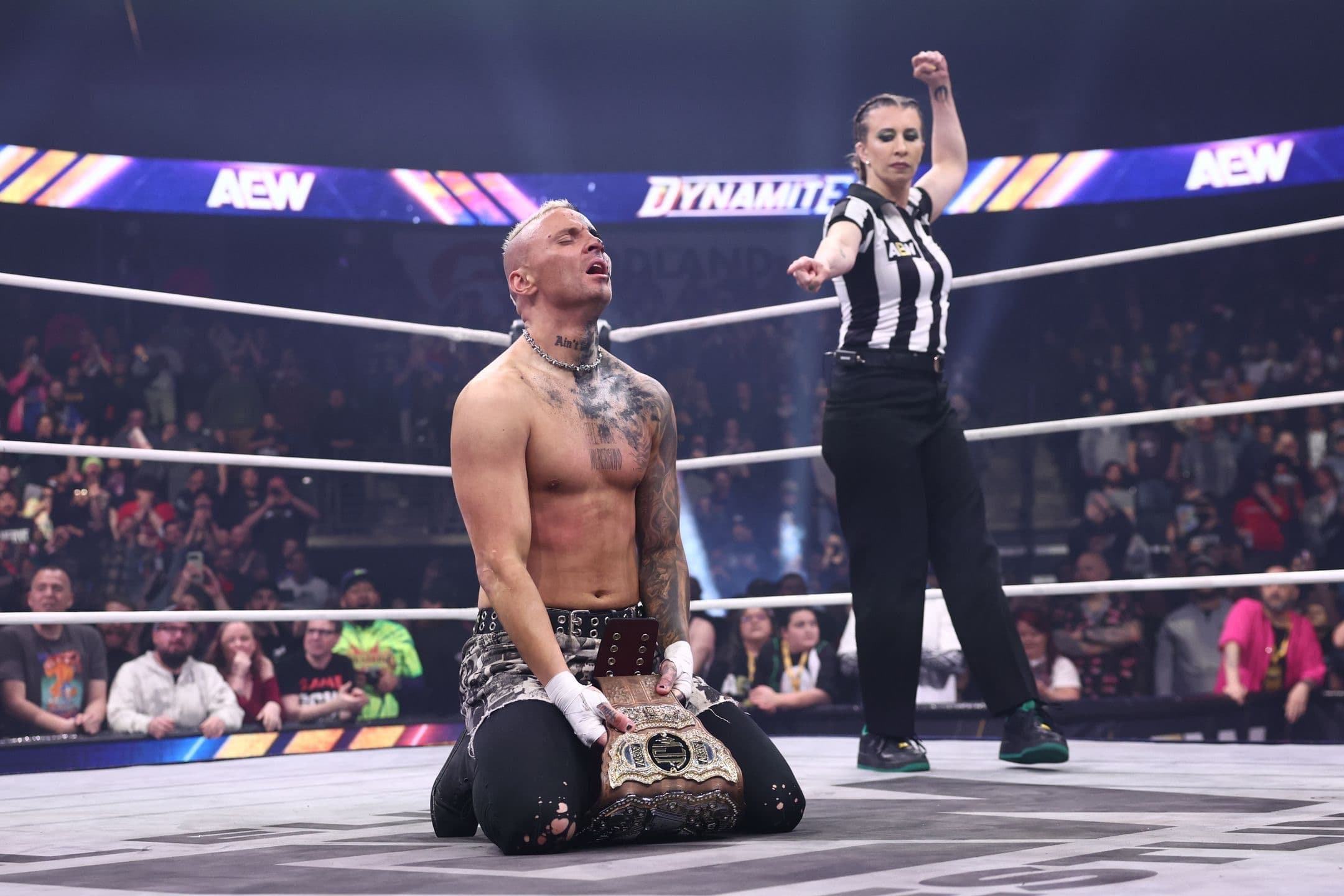 'Risk it all': Darby Allin, AEW's diminutive daredevil champ, is riding this train until the wheels fall off