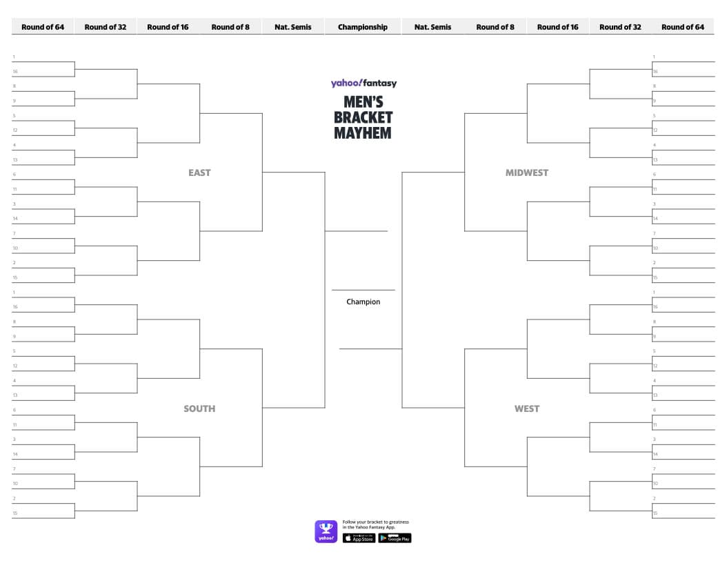 Printable Men's & Women's March Madness Brackets Now Available for 2026!