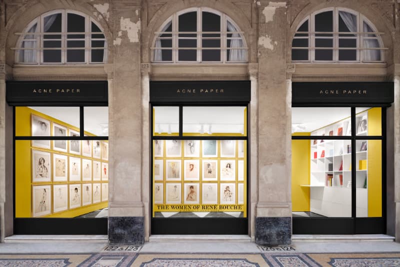 Acne Paper Presents René Bouché Portrait Drawings