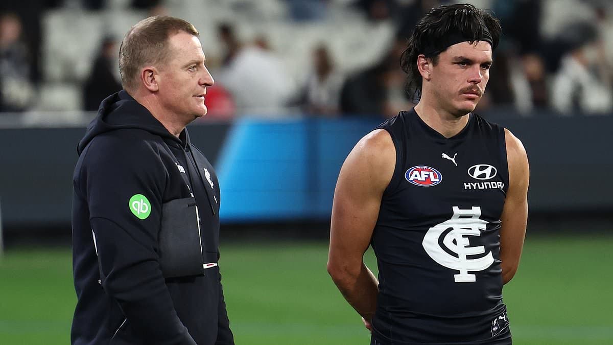Elijah Hollands admitted to hospital after concerning erratic on-field behaviour which Carlton has described as a 'mental health episode'