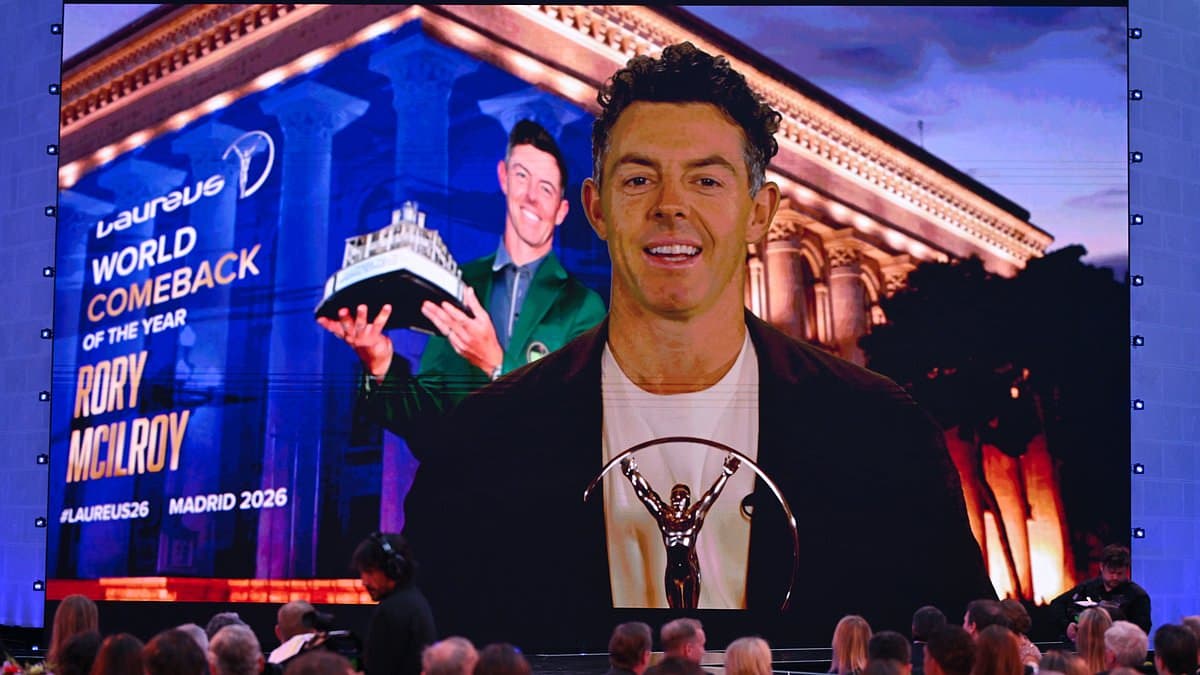 Rory McIlroy and Lando Norris lead 'incredible' night for Brits as Masters champion and F1 world champion land prestigious gongs at glitzy Laureus Awards