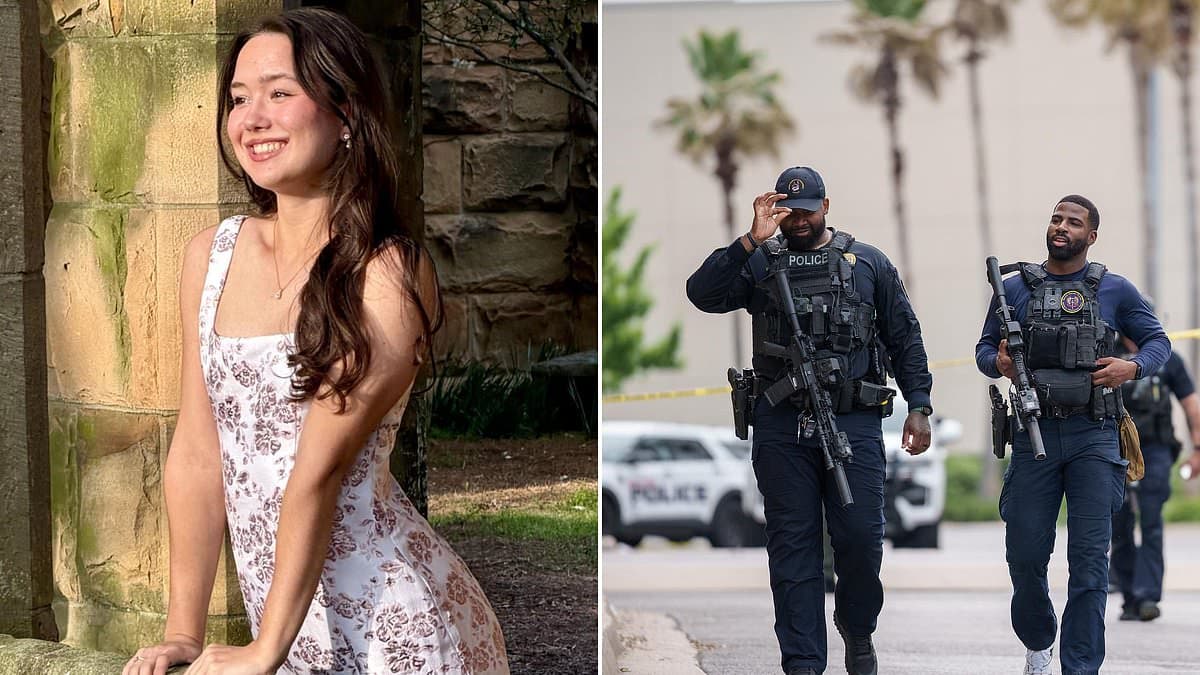 Innocent Louisiana schoolgirl, 17, shot dead during mall trip with friends after getting caught in crossfire when argument between two groups erupted in shooting
