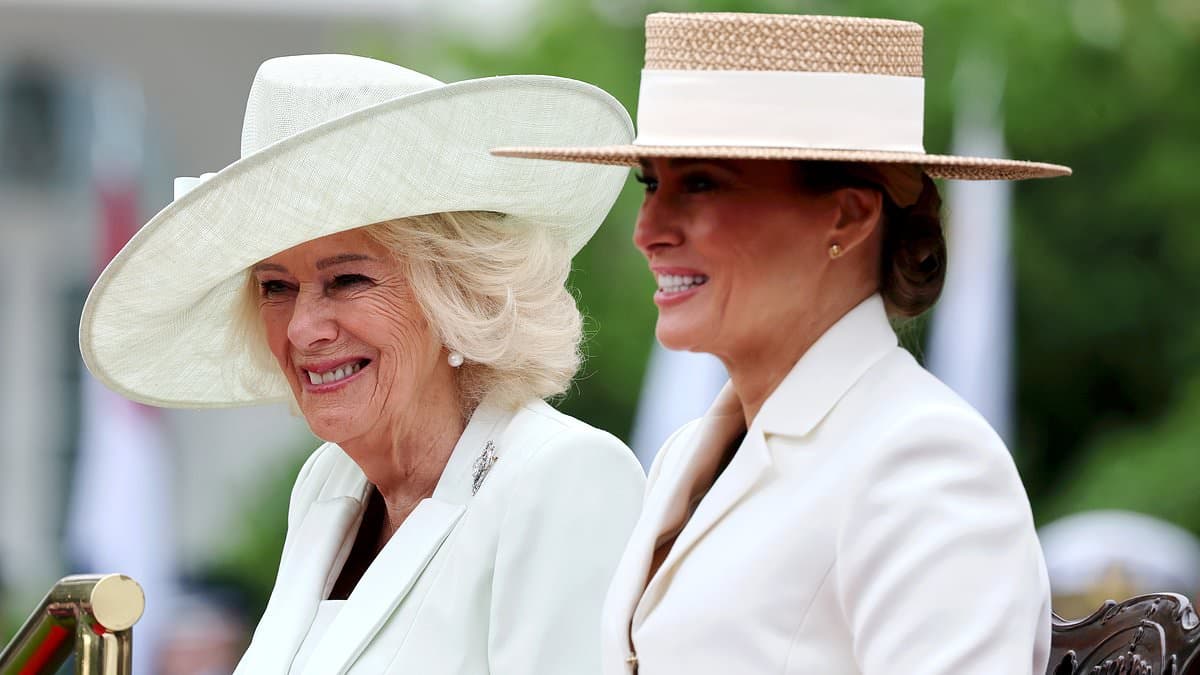 Melania and Queen Camilla quietly whisper about concerning 'soggy bottoms' in very personal exchange