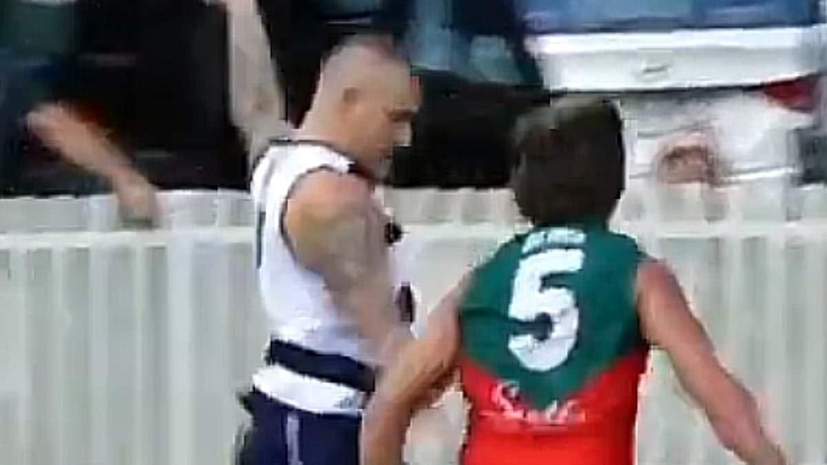 Dustin Martin plays first game since retiring from the AFL in one of the last places you would expect