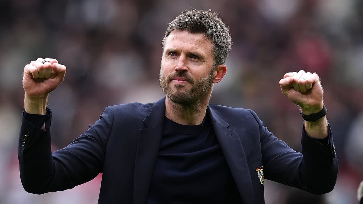 Michael Carrick hopes Man United's win over Liverpool gives unwell Sir Alex Ferguson 'a good boost' - as he provides latest update on his Red Devils managerial future after sealing Champions League qualification