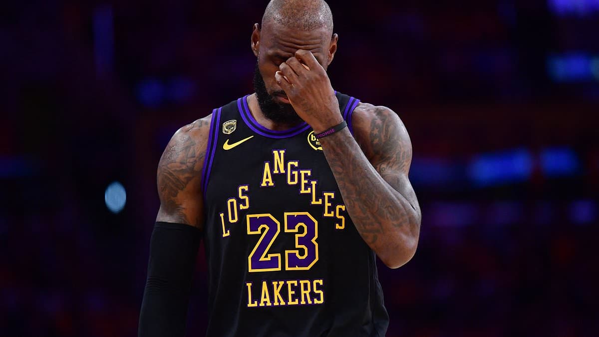LeBron James, 41, hits career crossroads in LA as Lakers are SWEPT by Thunder with his contract set to expire