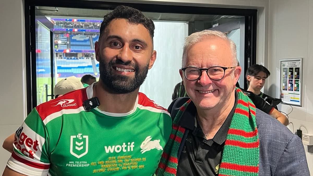 Prime Minister Anthony Albanese backs 'gentle giant' Jai Arrow in his fight against MND