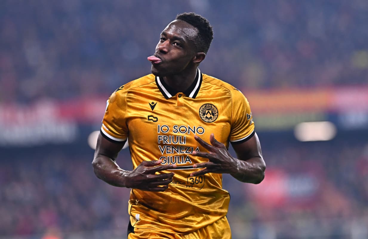 Kamara explains controversial gesture as Udinese condemn racist abuse