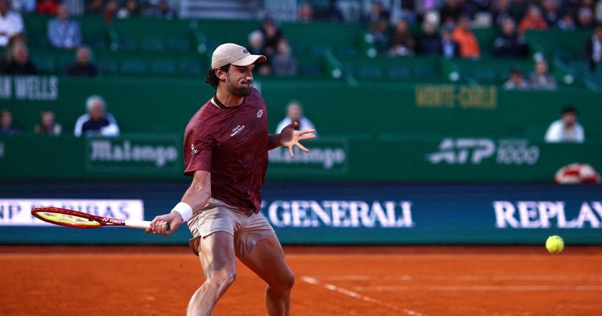 Home hope Vacherot shocks Musetti in Monte Carlo