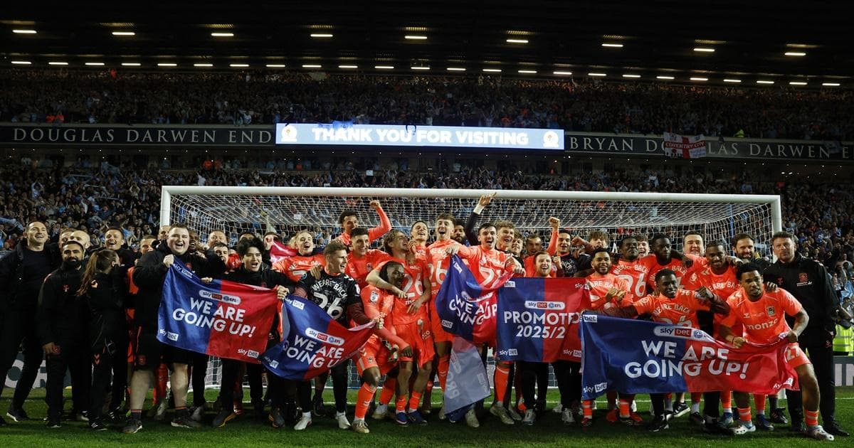 Coventry City promoted to Premier League