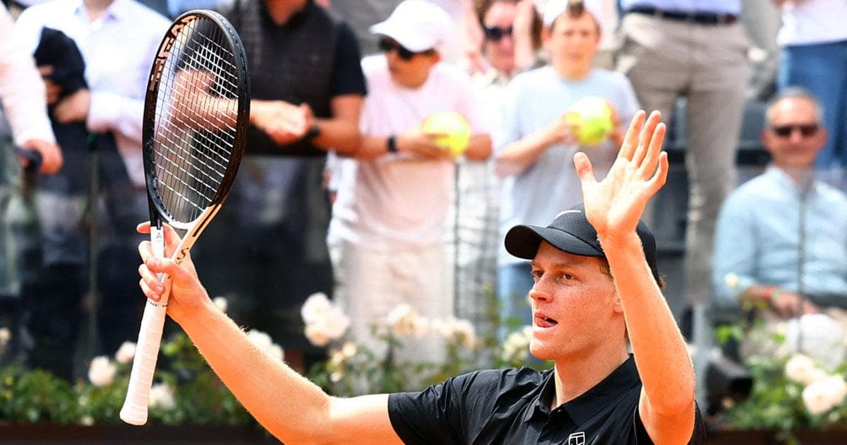 Sinner breaks Djokovic's record to storm into Rome semis