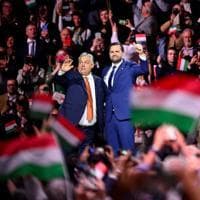 Vance hails Orban as 'model' for Europe in pre-election Hungary visit